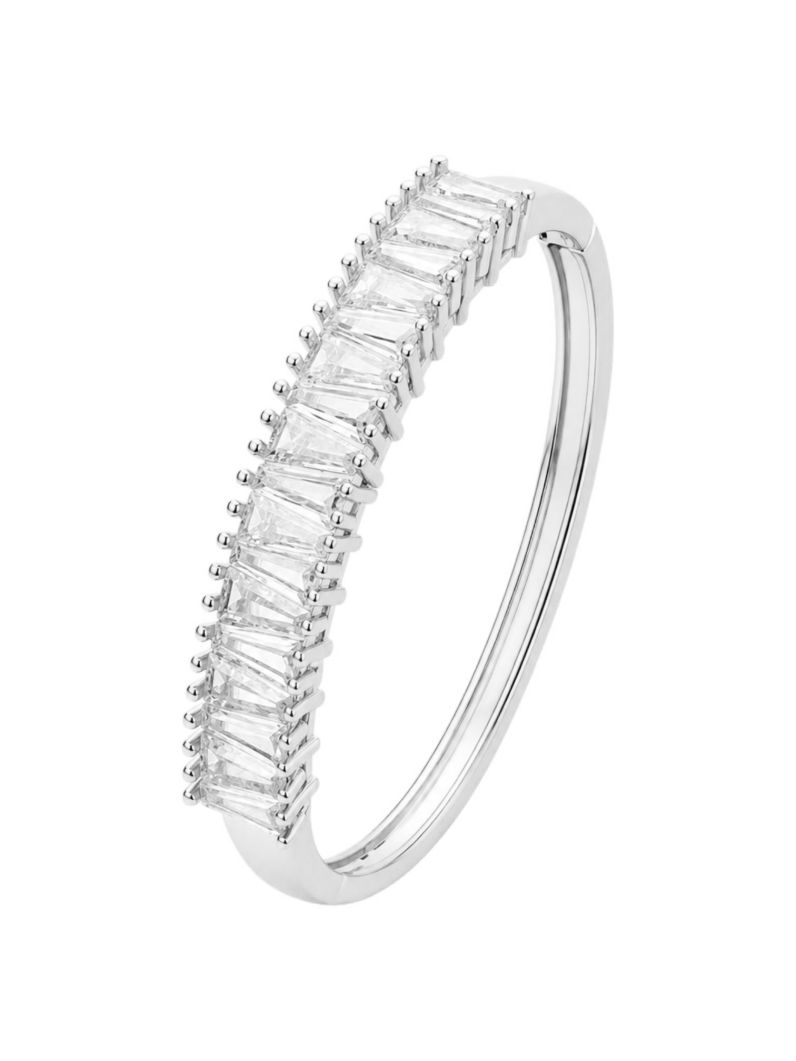 Bracelete Folheado a Ouro 18k e Prata Navetes Trabalhadas