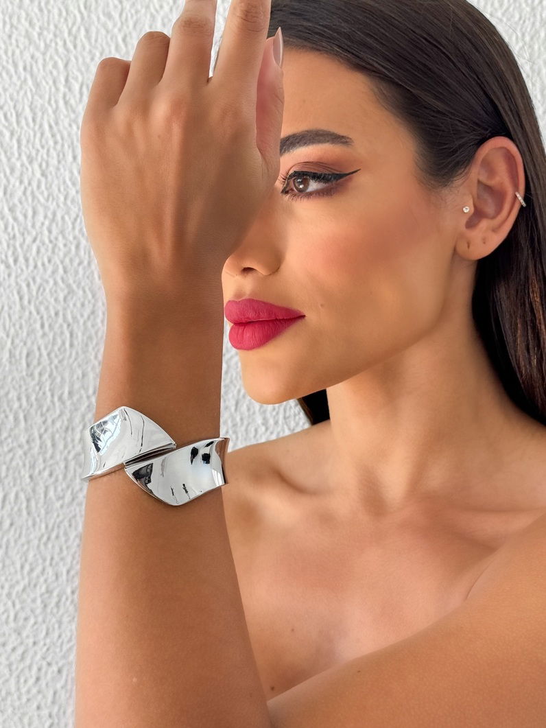 Bracelete Folheado a Ouro 18k e Prata Nina