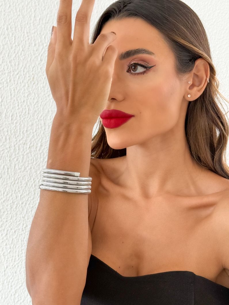 Bracelete Folheado a Ouro 18k e Prata Rabo de Rato Maxi