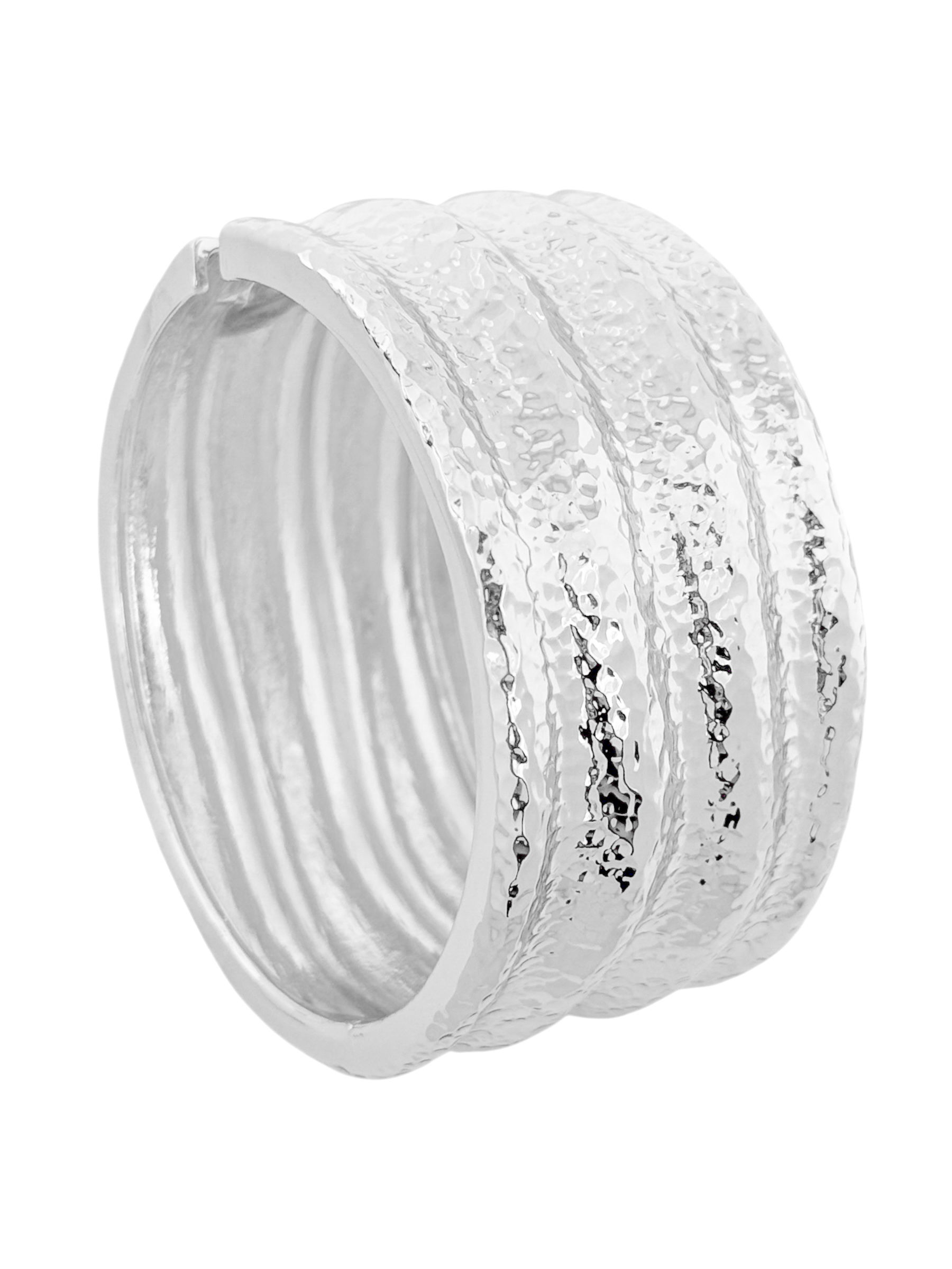 Bracelete Folheado a Ouro 18k e Prata Texturizado