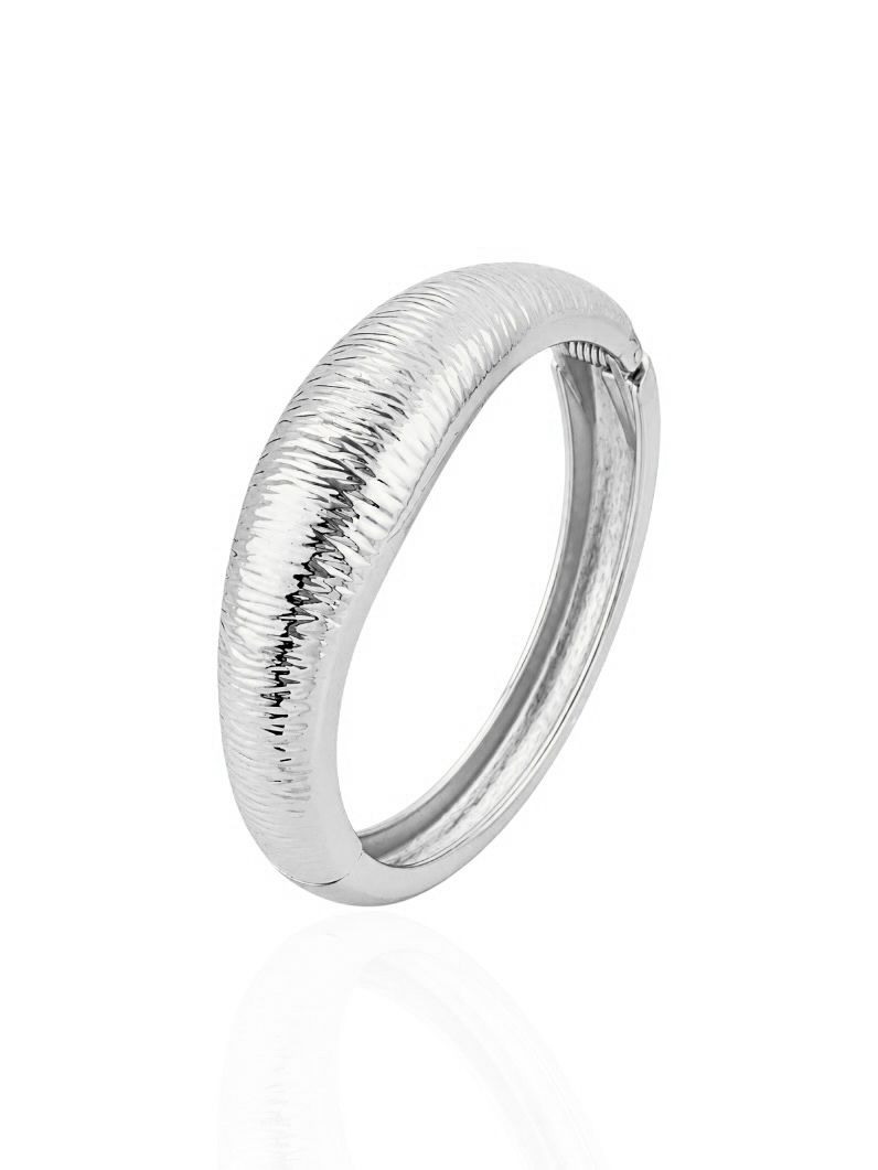 Bracelete Folheado a Ouro 18k e Prata Texturizado