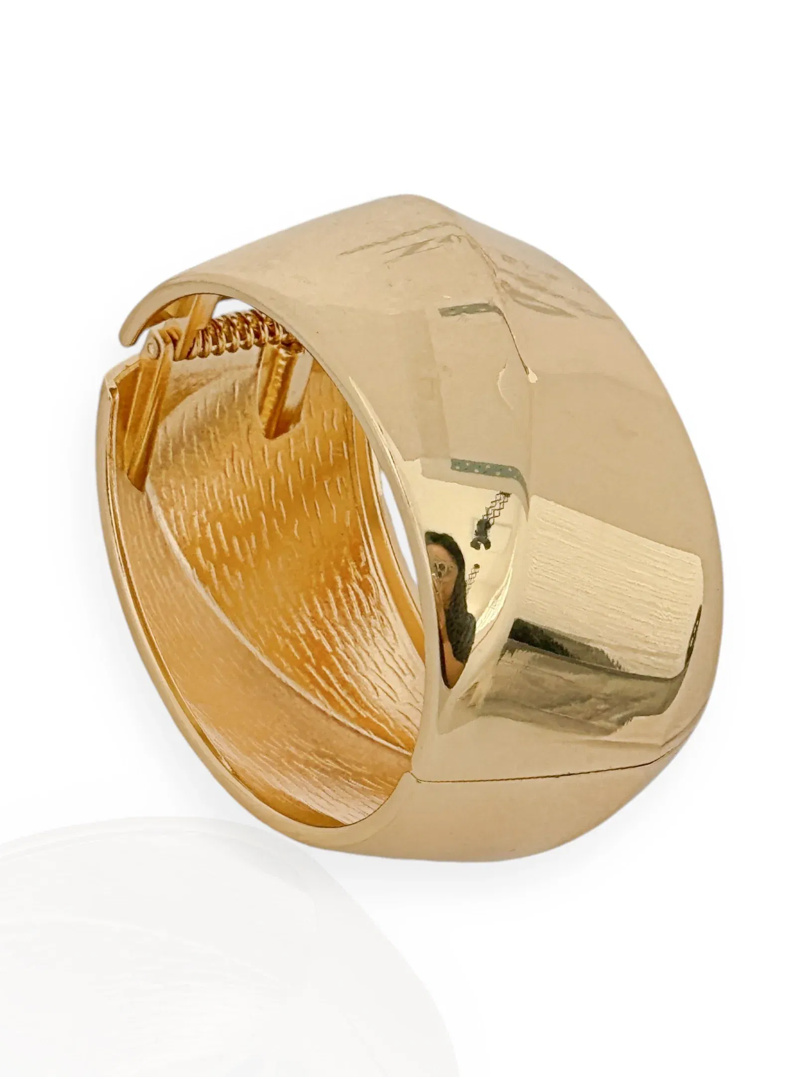 Bracelete Folheado a Ouro 18k e Prata Tubo Liso G