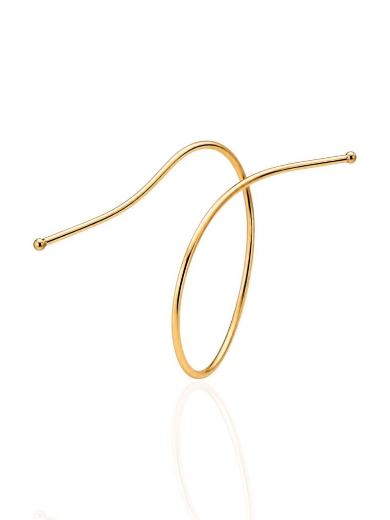 Bracelete Folheado a Ouro 18k Bella Curvado