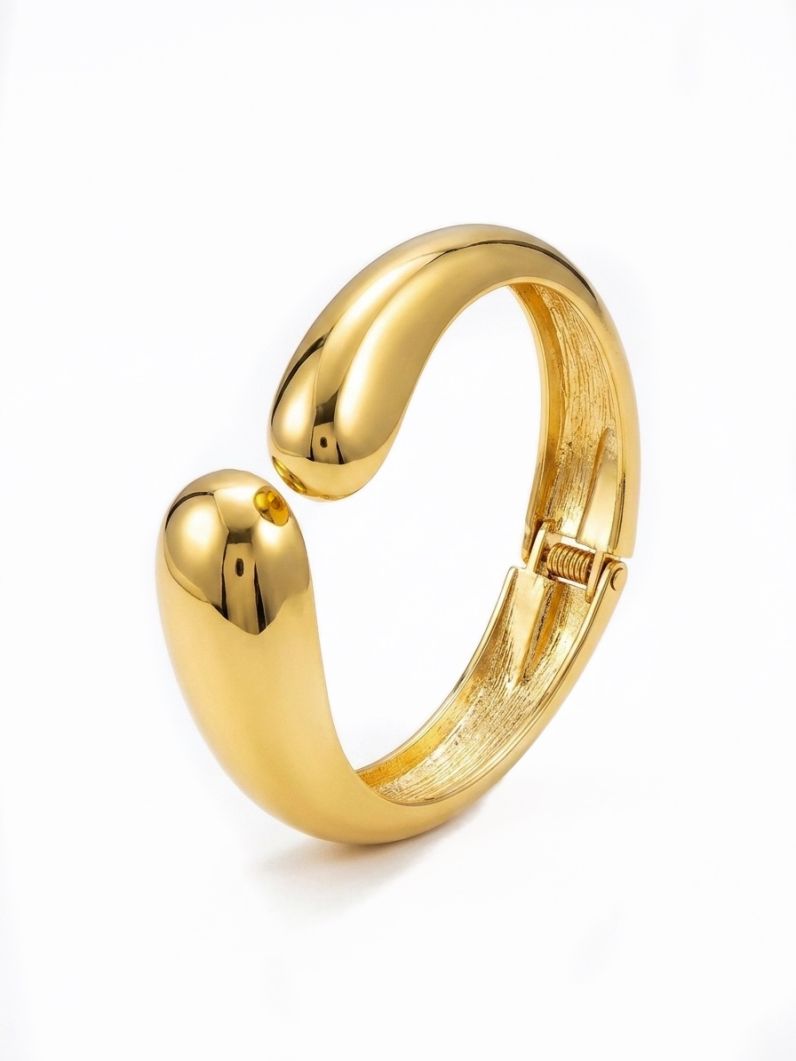 Bracelete Folheado a Ouro 18k Gotas Duo