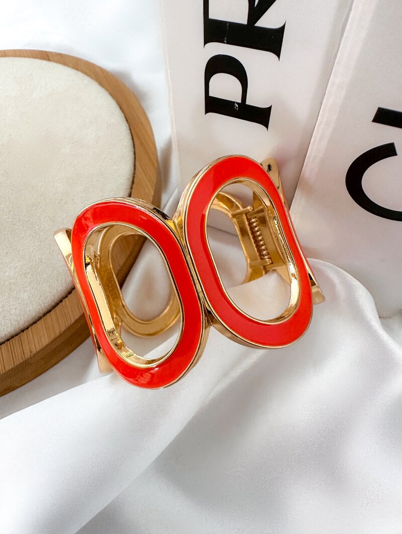 Bracelete Folheado a Ouro 18k Maxi Oval Resinado