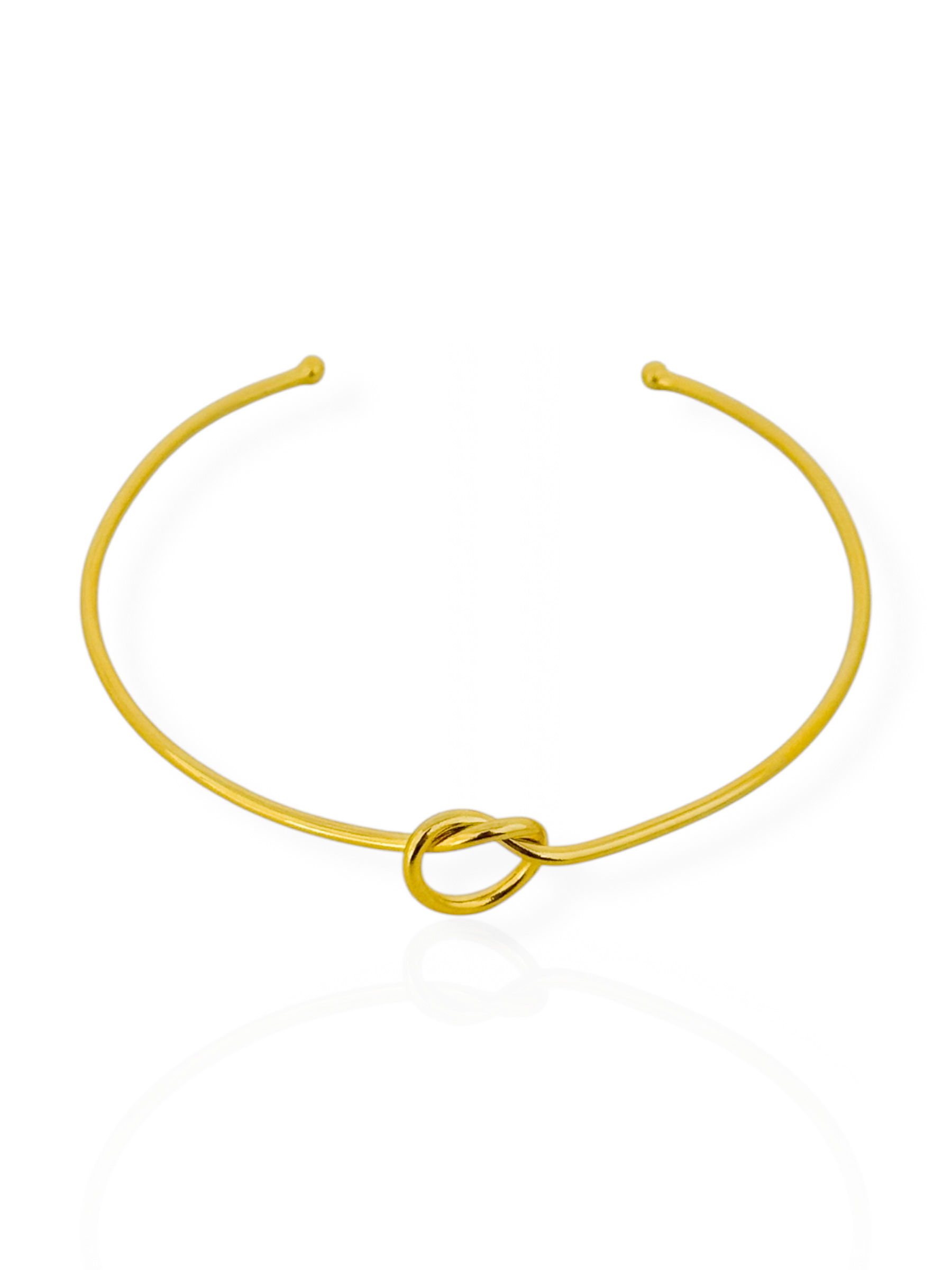 Bracelete Folheado a Ouro 18k Nó