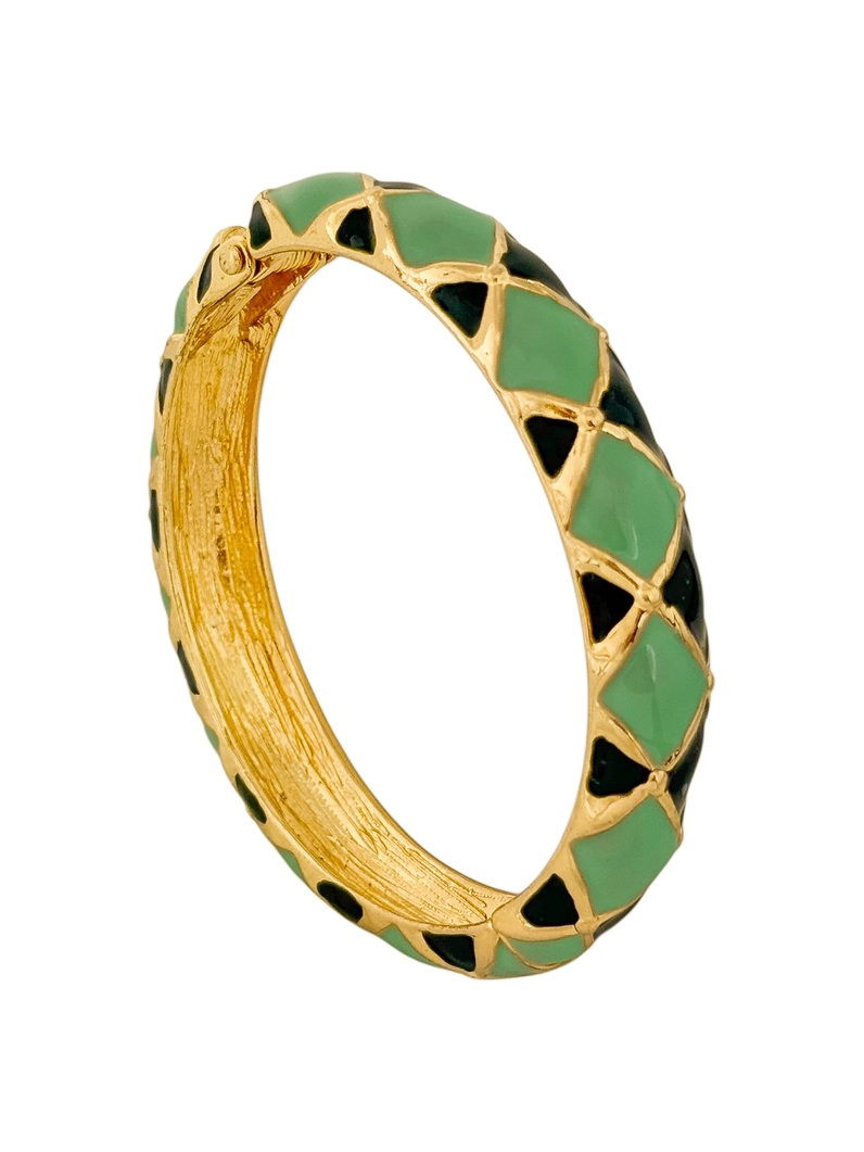 Bracelete Folheado a Ouro 18k Resinado Colorido
