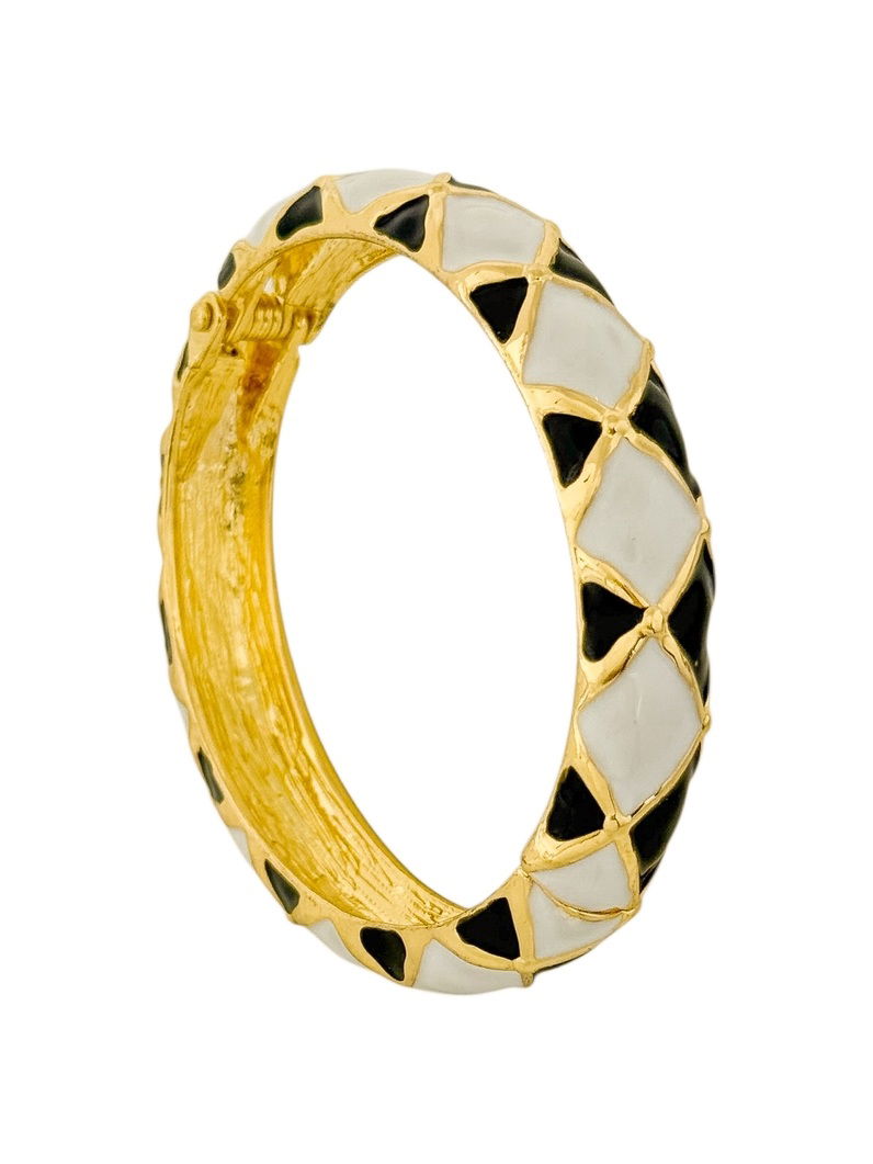 Bracelete Folheado a Ouro 18k Resinado Colorido