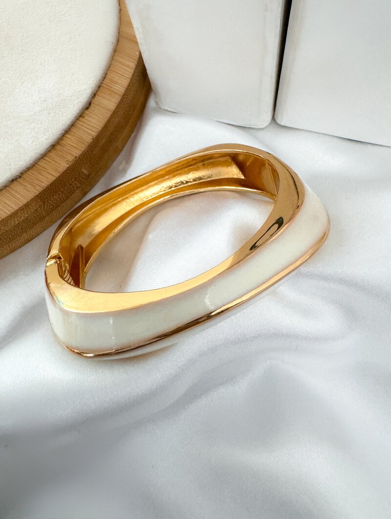 Bracelete Folheado a Ouro 18k Resinado Colors