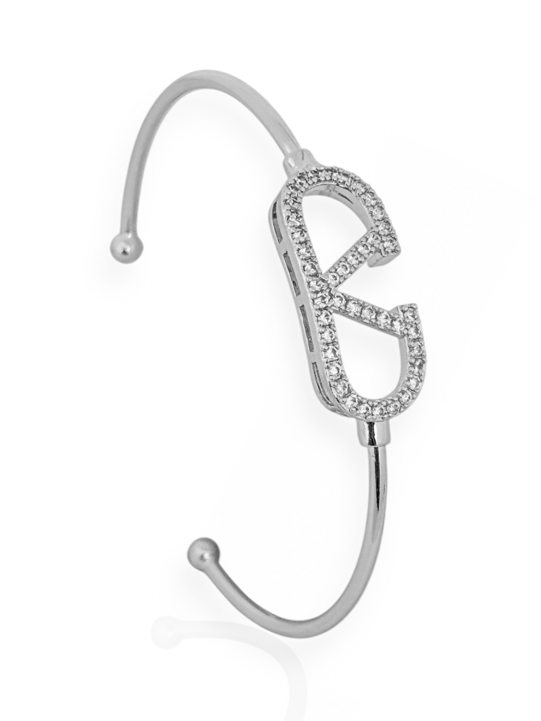 Bracelete Semi Joia Aro Inspiração Alta Joalheria