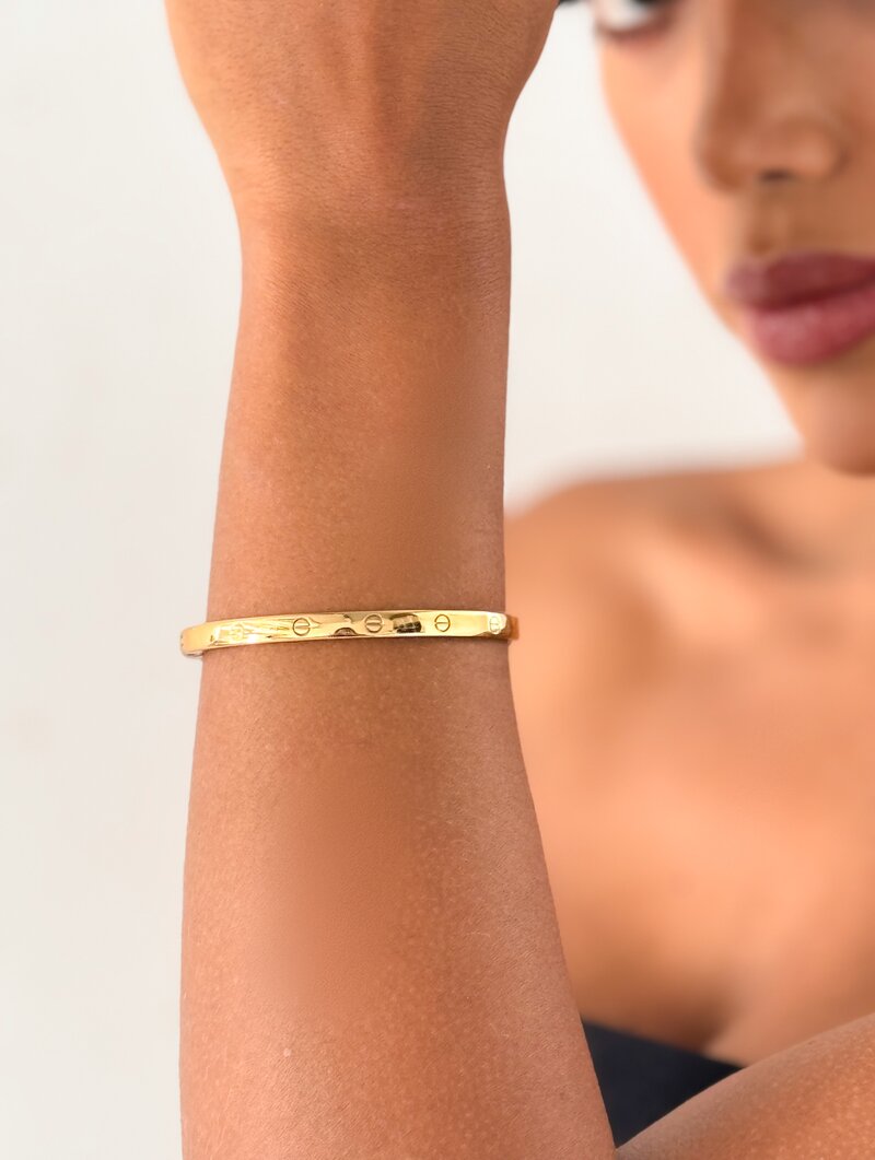 Bracelete Semi Joia Inspiração Grandes Joalherias