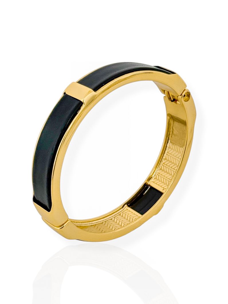 Bracelete Semi Joia com Couro