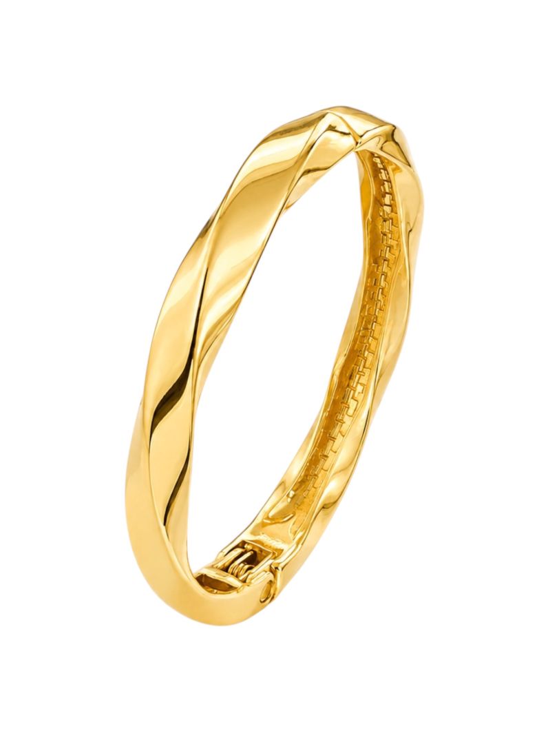 Bracelete Semi Joia Design Torcido