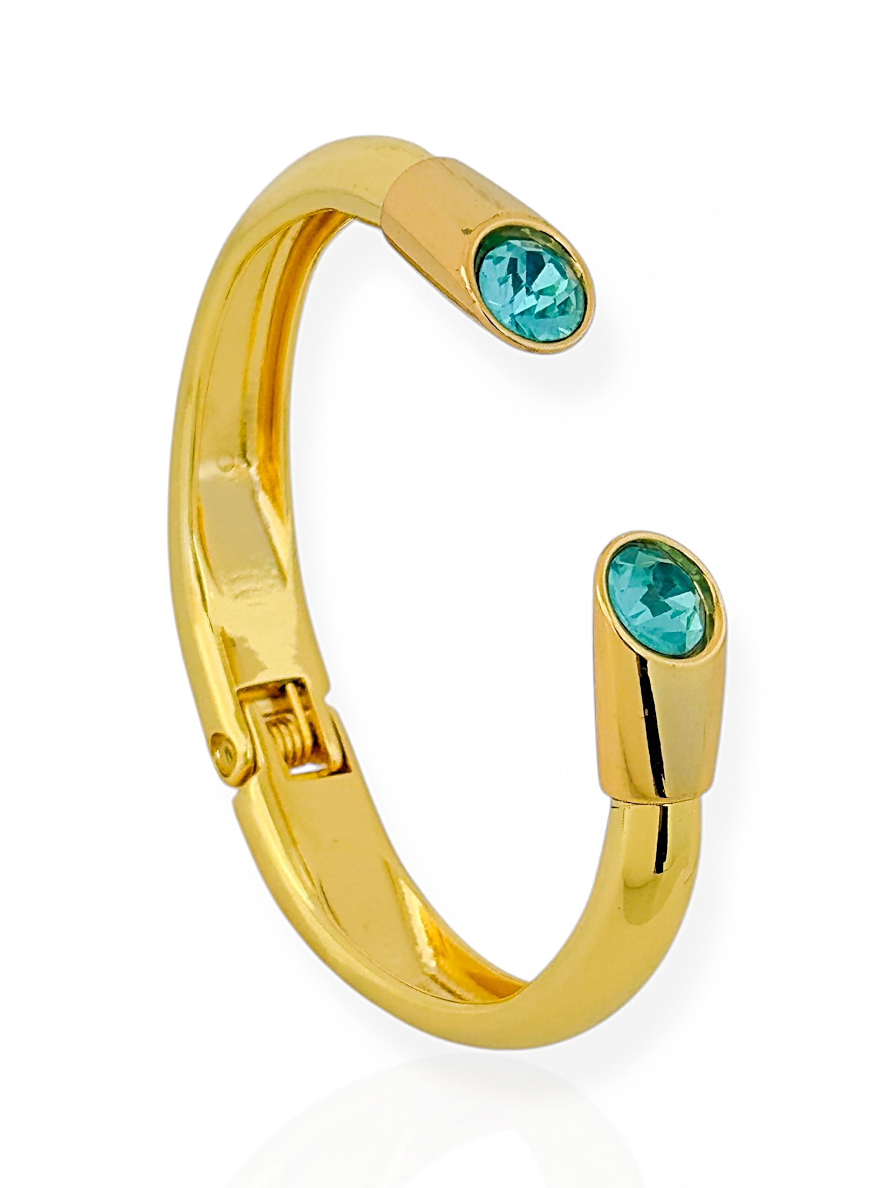 Bracelete semi joia ponteira de zirconia