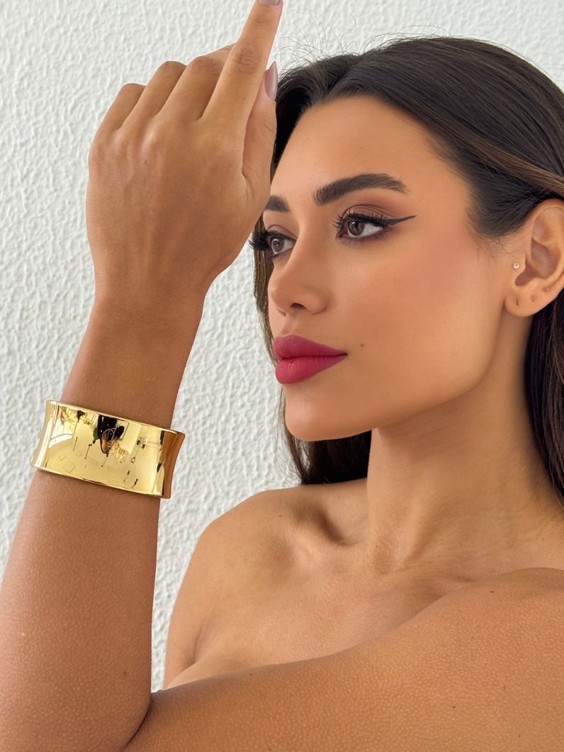 Bracelete Semi Joia Tubo Liso