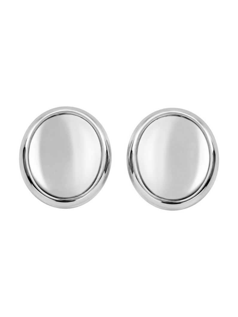 Brinco Folheado a Ouro 18k e Prata Circulos Curvos