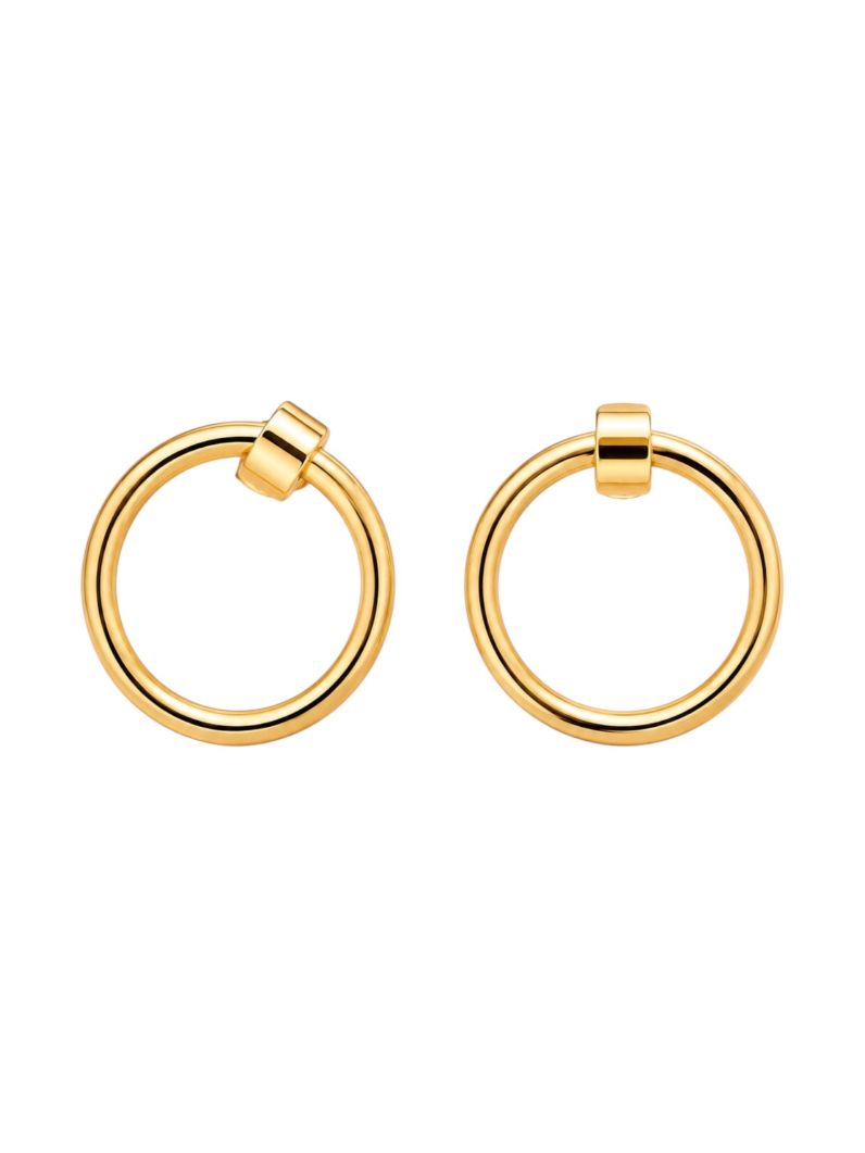 Brinco Aço Inoxidavel Folheado a Ouro 18k Prego