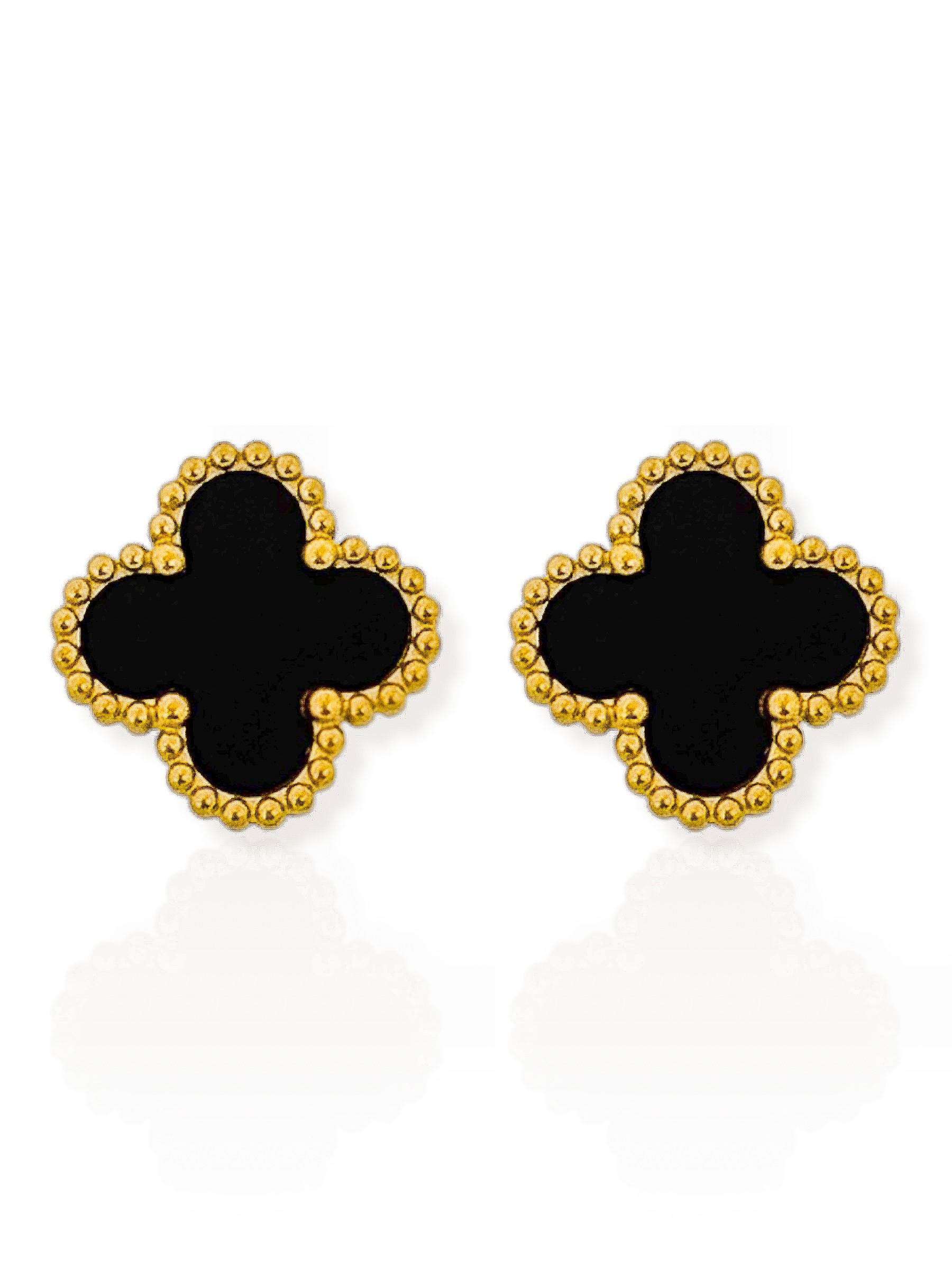 Brinco Aço inoxidável Ouro 18k e Prata Inspiração Vg. Resinado