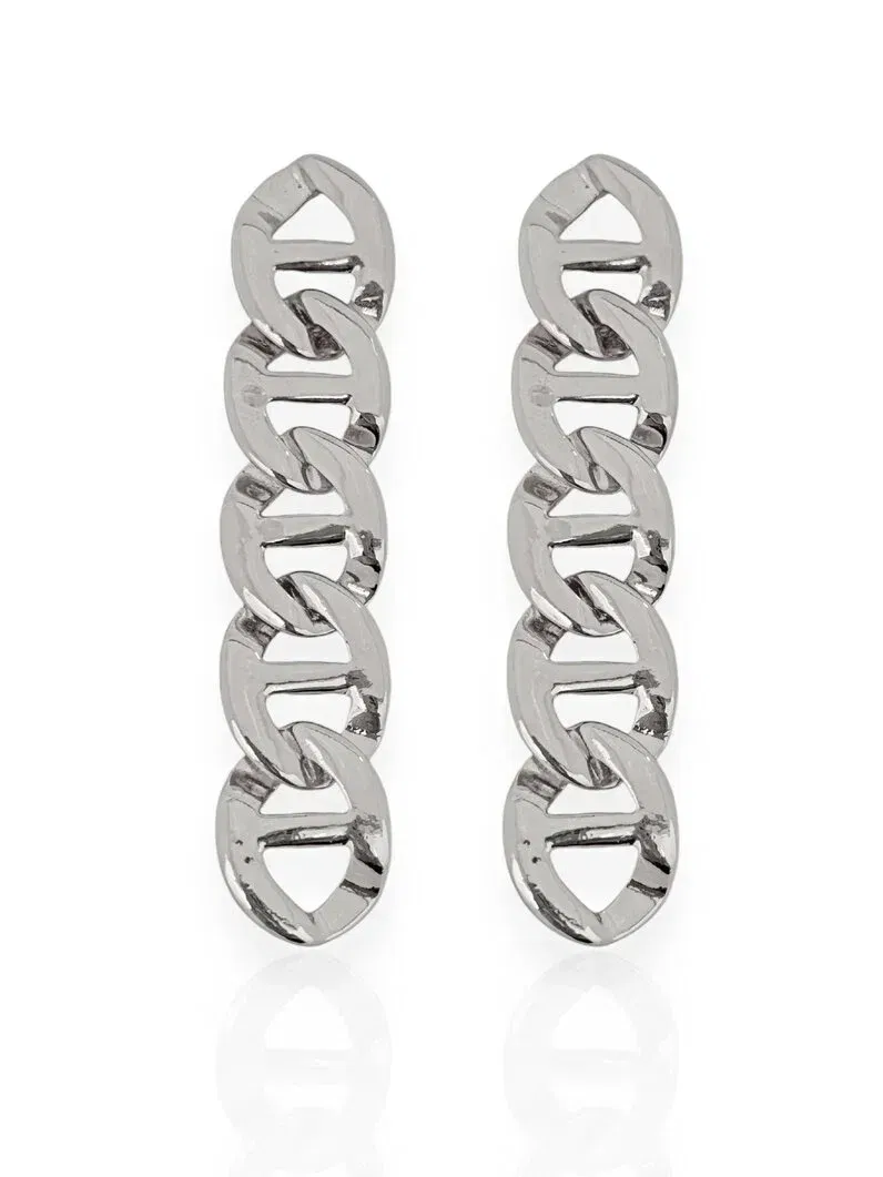 Brinco foleado a Ouro 18k e Prata Elos
