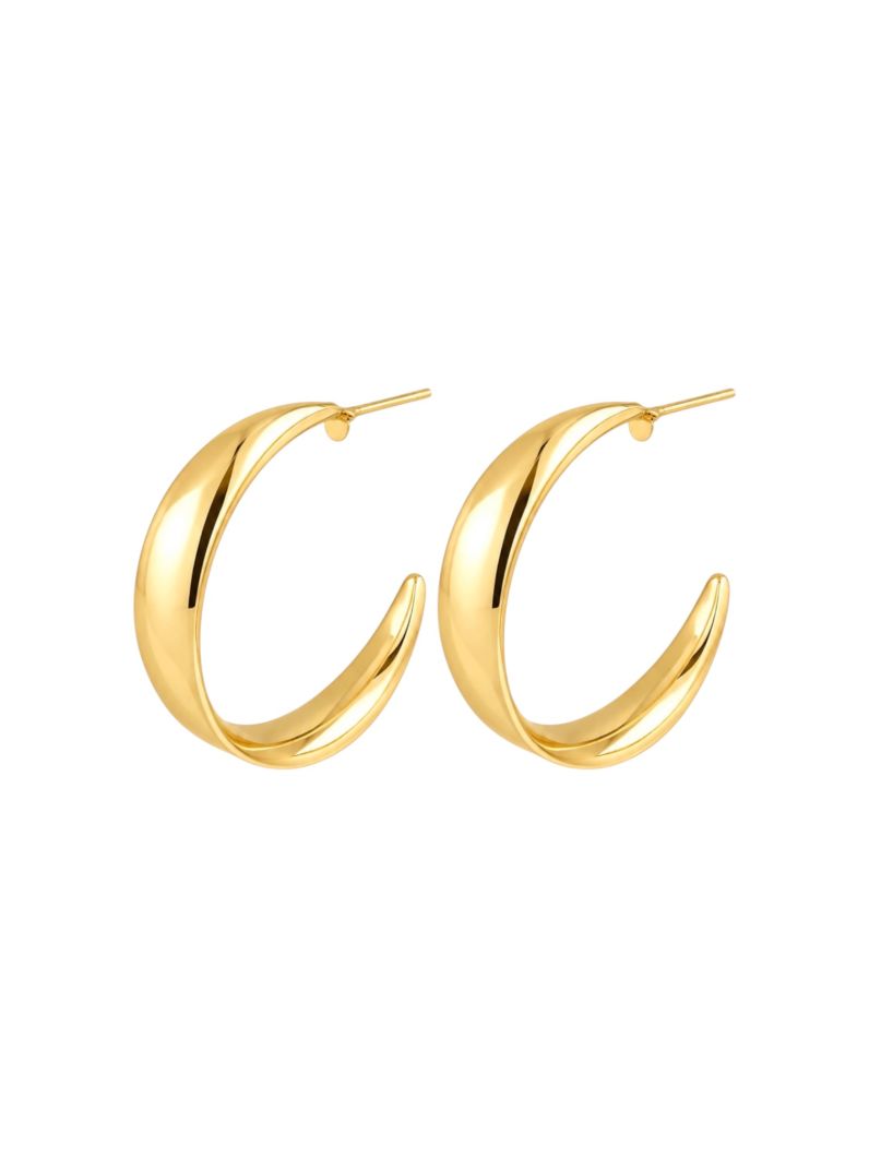 Brinco Folheado a Ouro 18k Argola P
