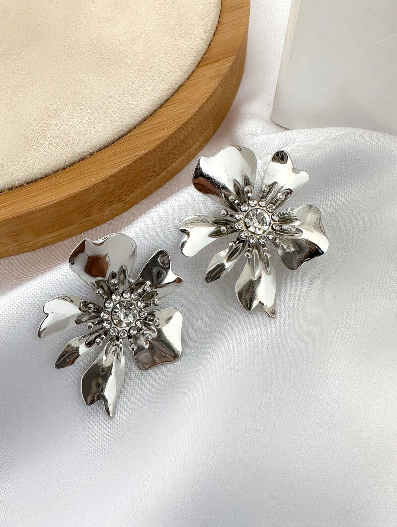 Brinco Folheado a Ouro 18k e Prata