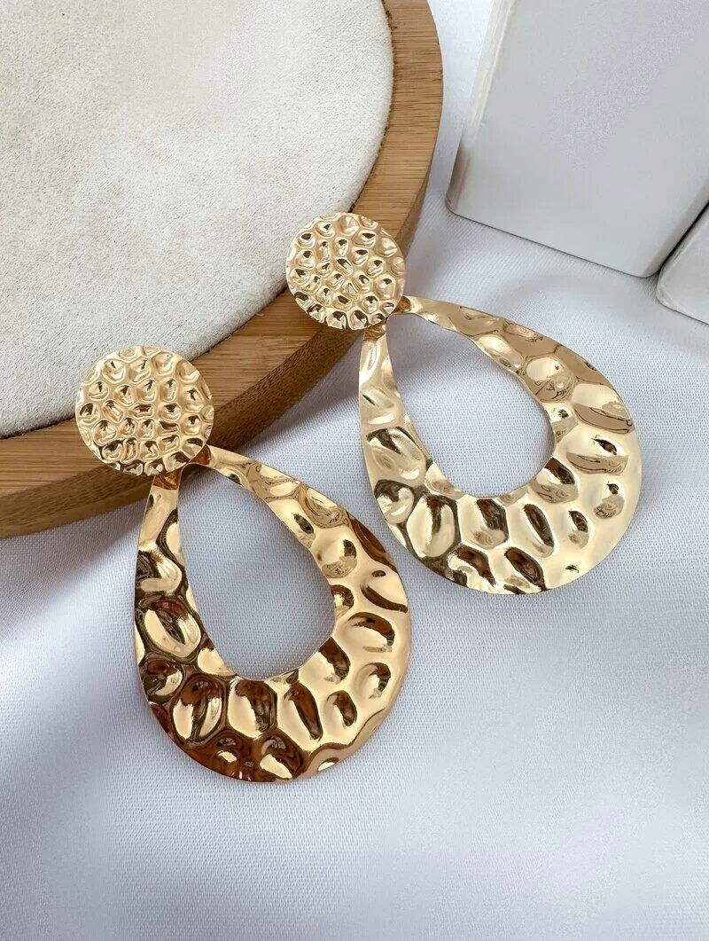 Brinco Folheado a Ouro 18k e Prata