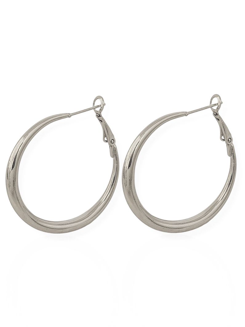 Brinco Folheado a Ouro 18k e Prata Argola