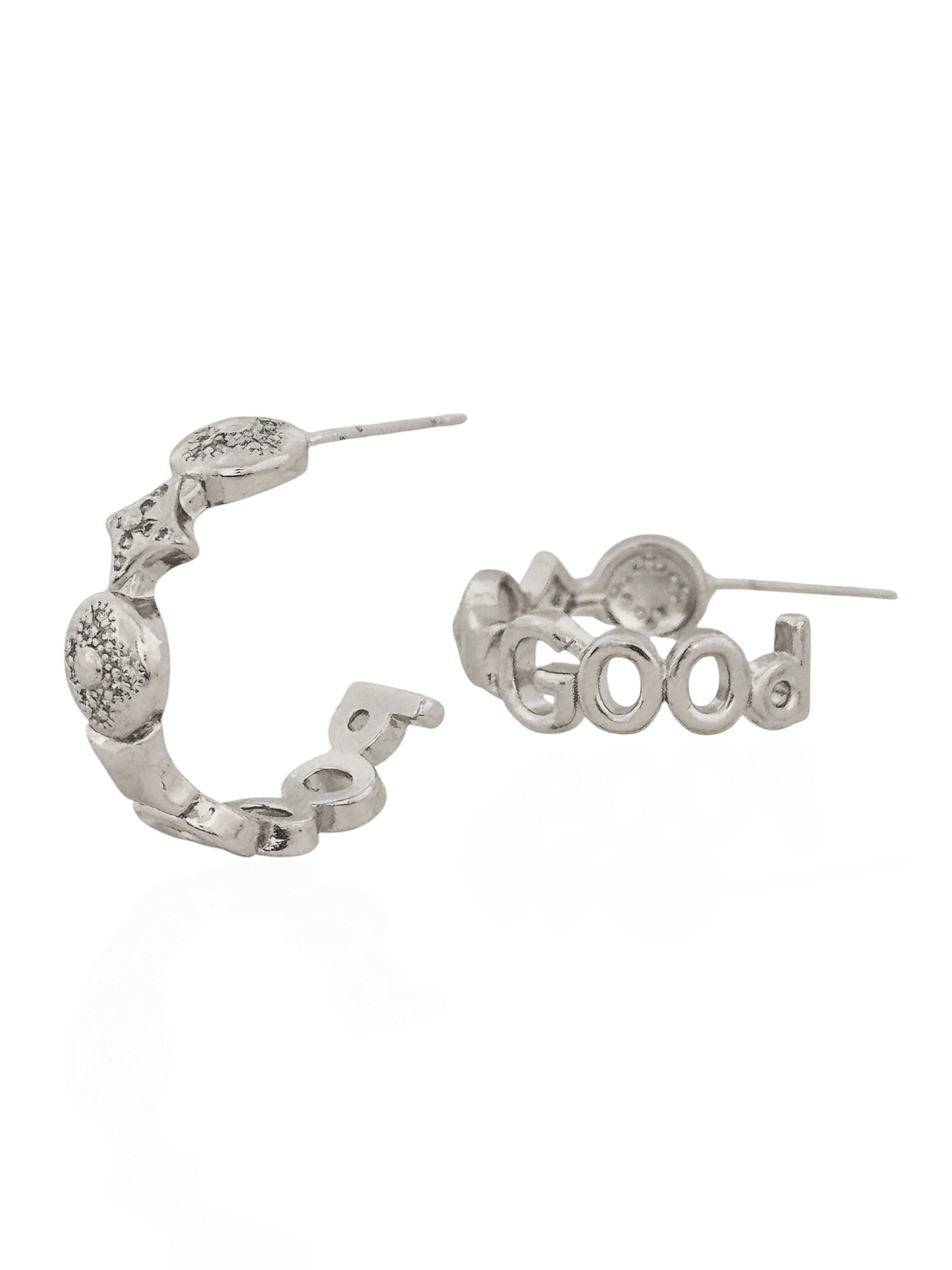 Brinco Folheado a Ouro 18k e Prata Argola Inspiração Grandes Marcas