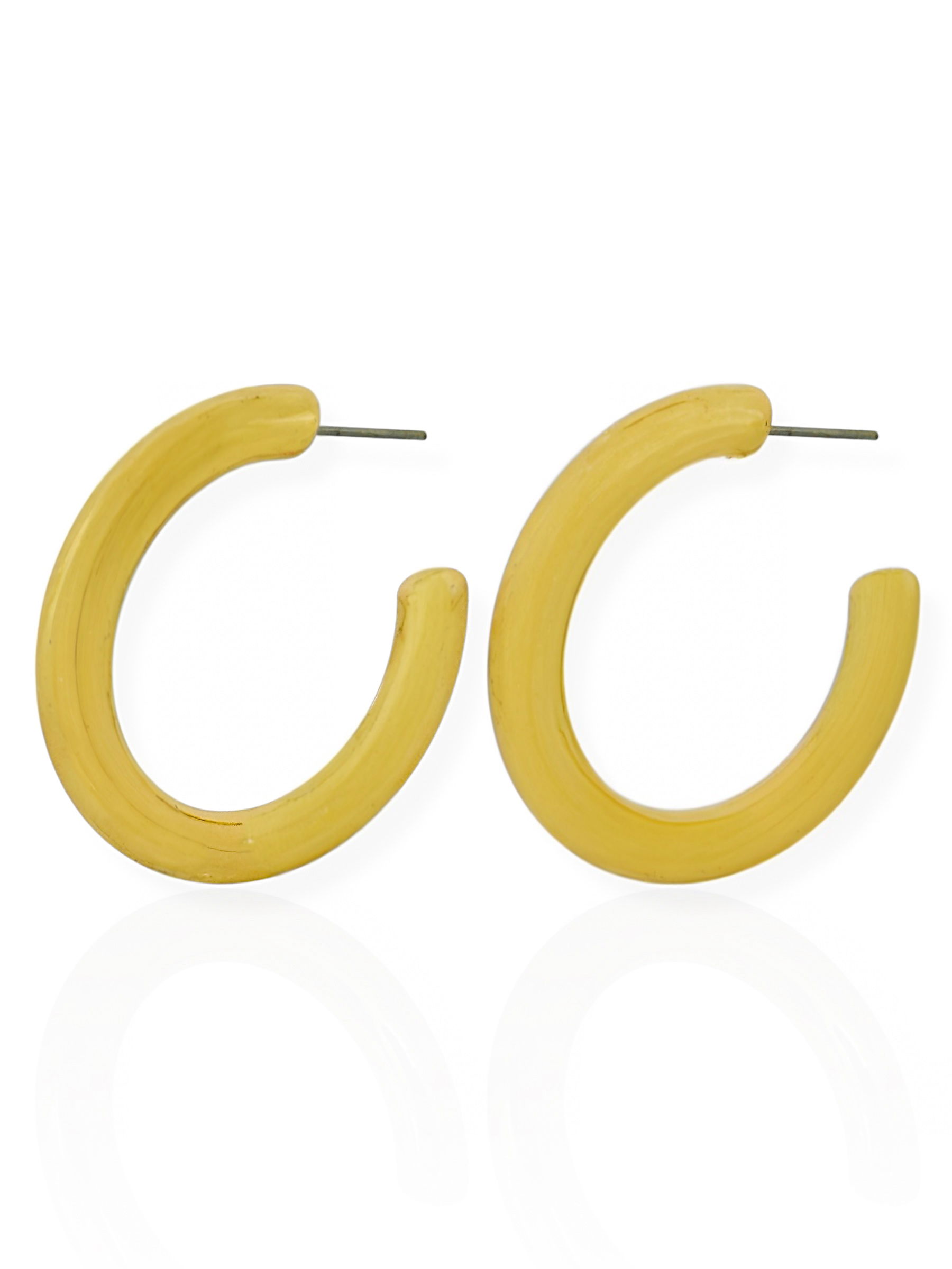 Brinco Folheado a Ouro 18k e Prata Argola Lisa M