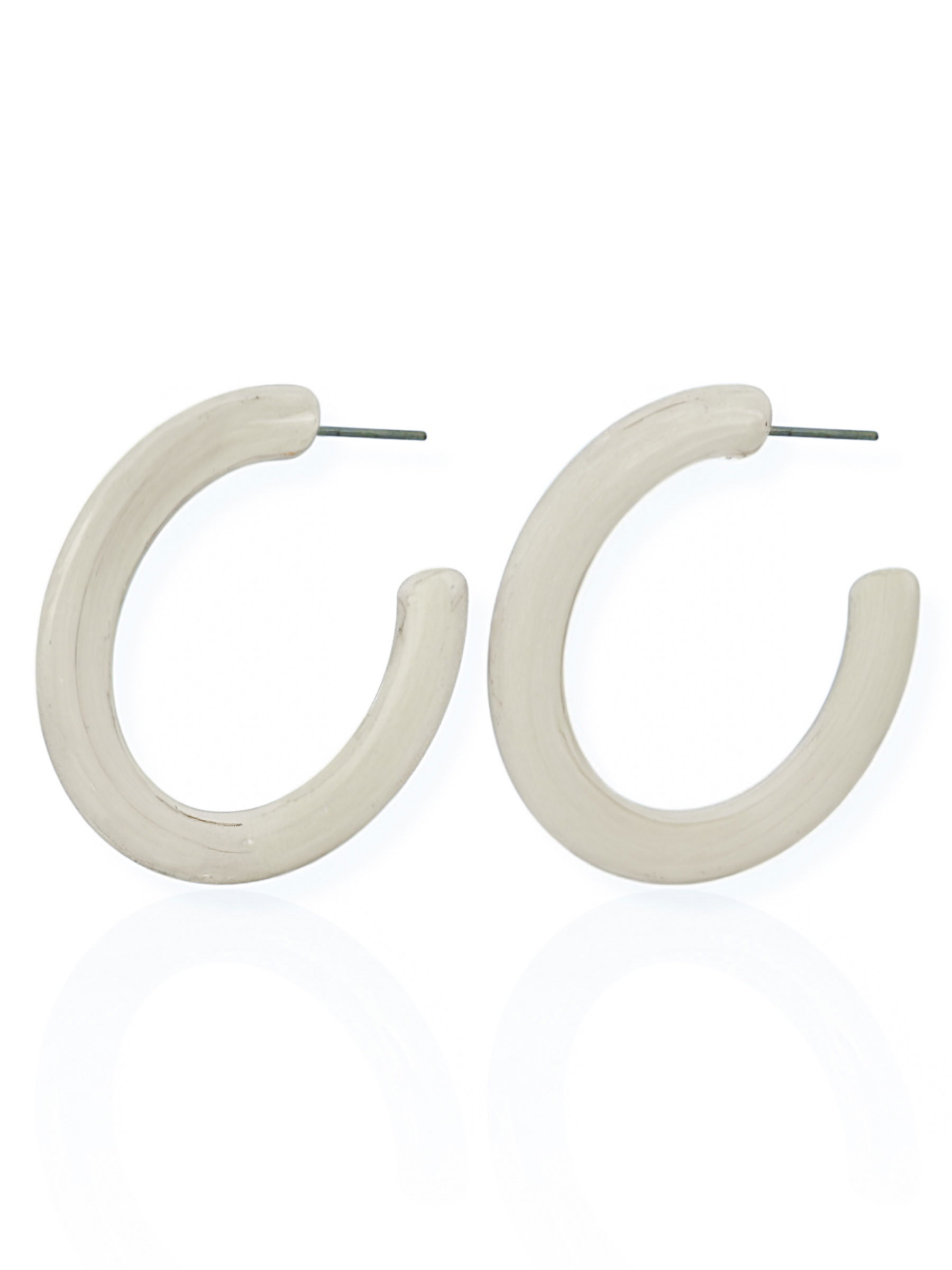 Brinco Folheado a Ouro 18k e Prata Argola Lisa M