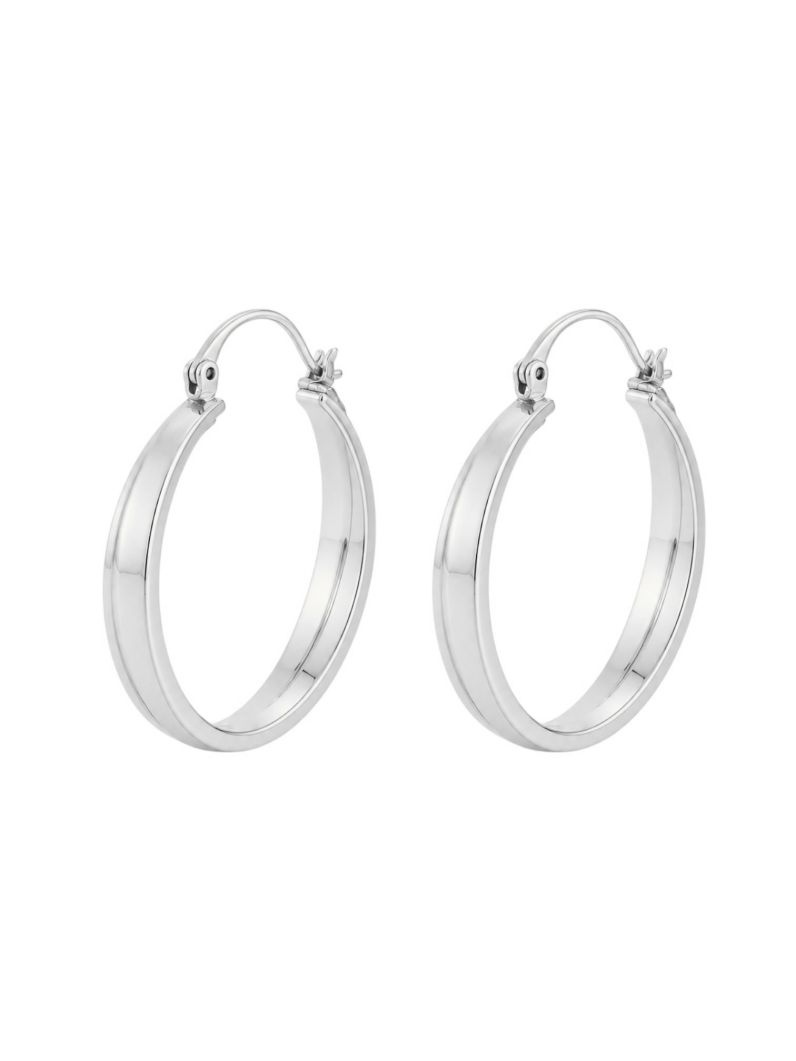 Brinco Folheado a Ouro 18k e Prata Argola Oval 2 Fios