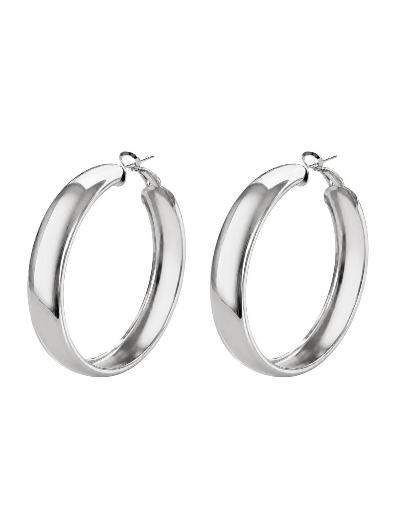 Brinco Folheado a Ouro 18k e Prata Argola P