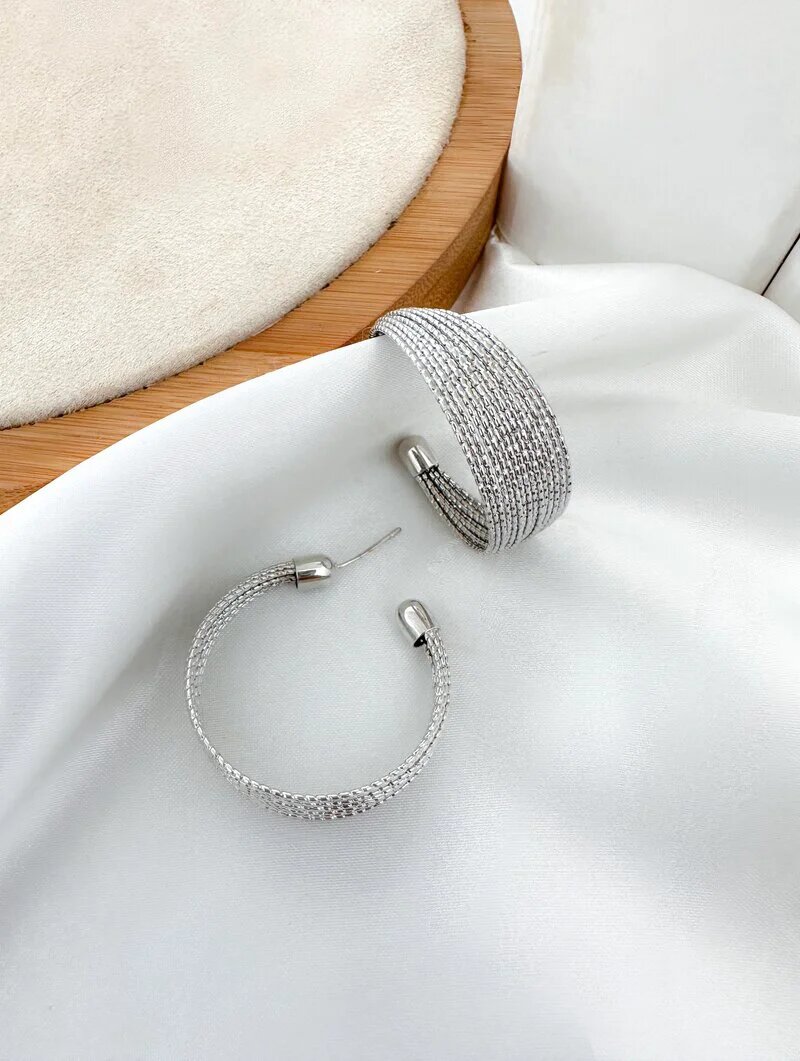 Brinco Folheado a Ouro 18k e Prata Ariana