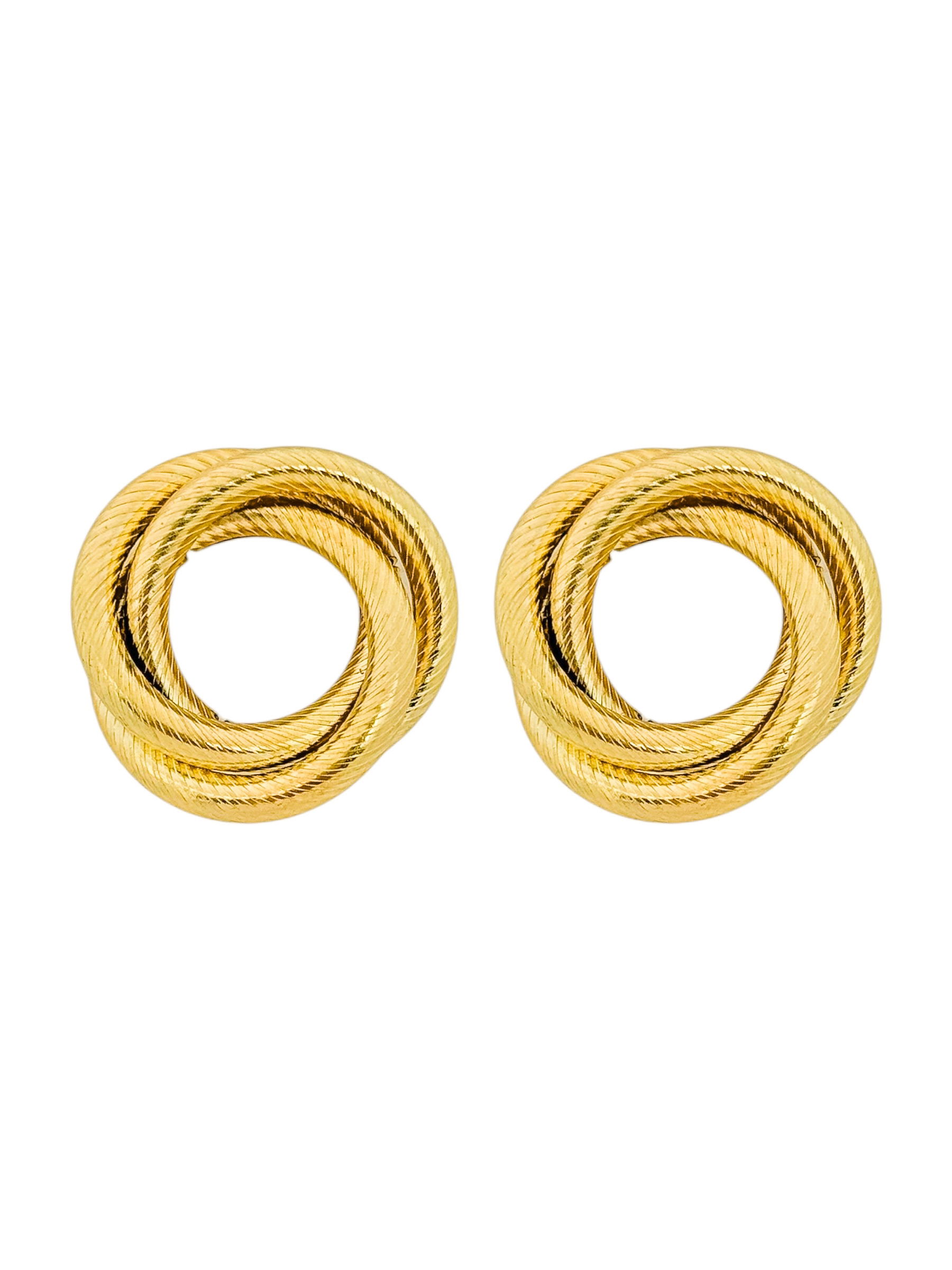Brinco Folheado a Ouro 18k e Prata Aros Texturizados