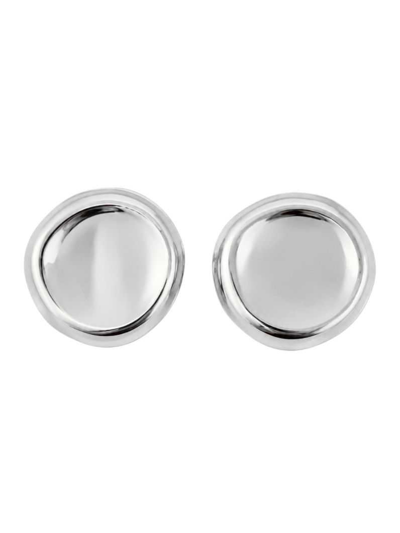 Brinco Folheado a Ouro 18k e Prata Circulo