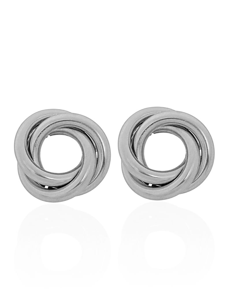 Brinco Folheado a Ouro 18k e Prata Circulo De Fios Redondos