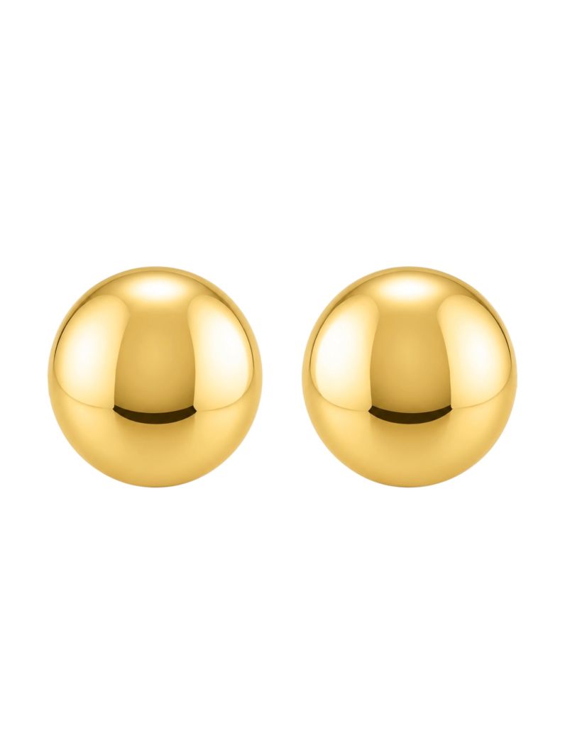 Brinco Folheado a Ouro 18k e Prata Círculo Liso