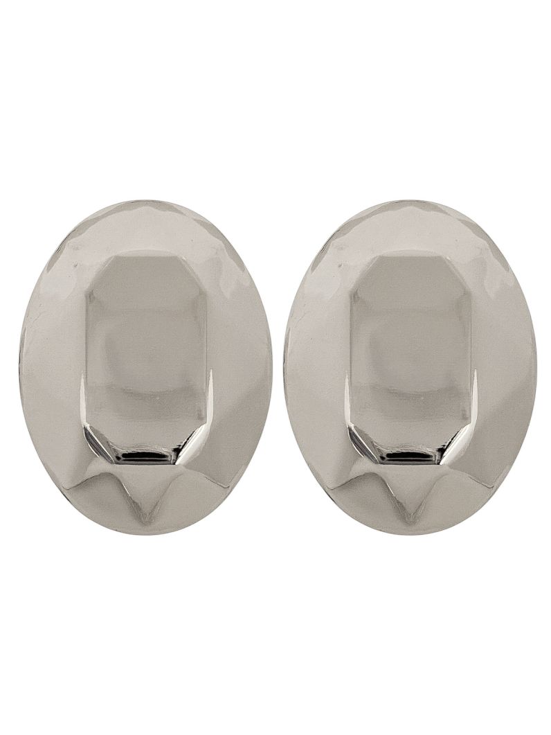 Brinco Folheado a Ouro 18k e Prata Design Geométrico