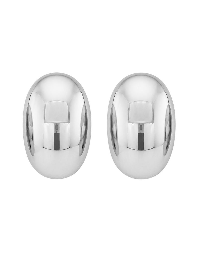 Brinco Folheado a Ouro 18k e Prata Design Liso
