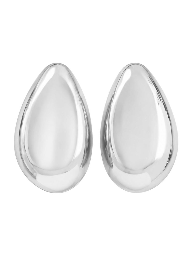 Brinco Folheado a Ouro 18k e Prata Design Liso
