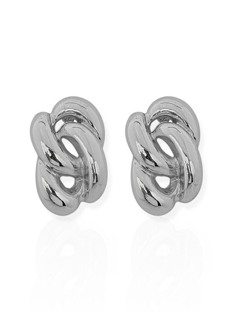 Brinco Folheado a Ouro 18k e Prata Design Organico