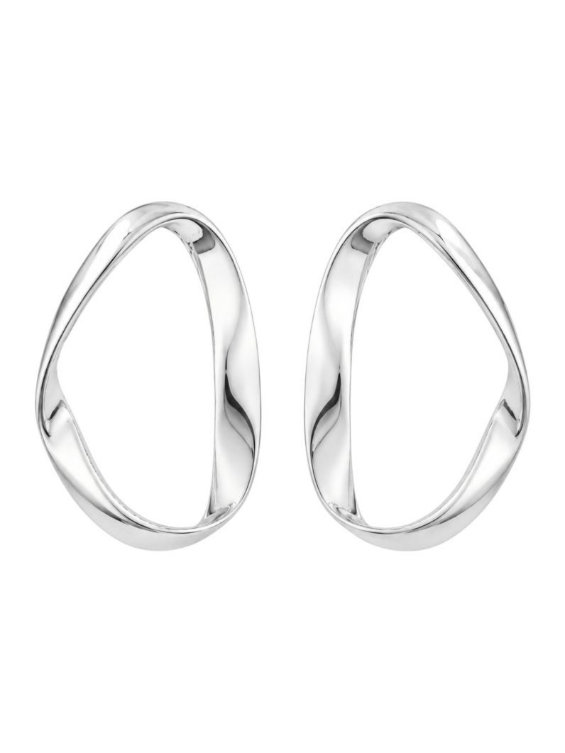 Brinco Folheado a Ouro 18k e Prata Design Vazado