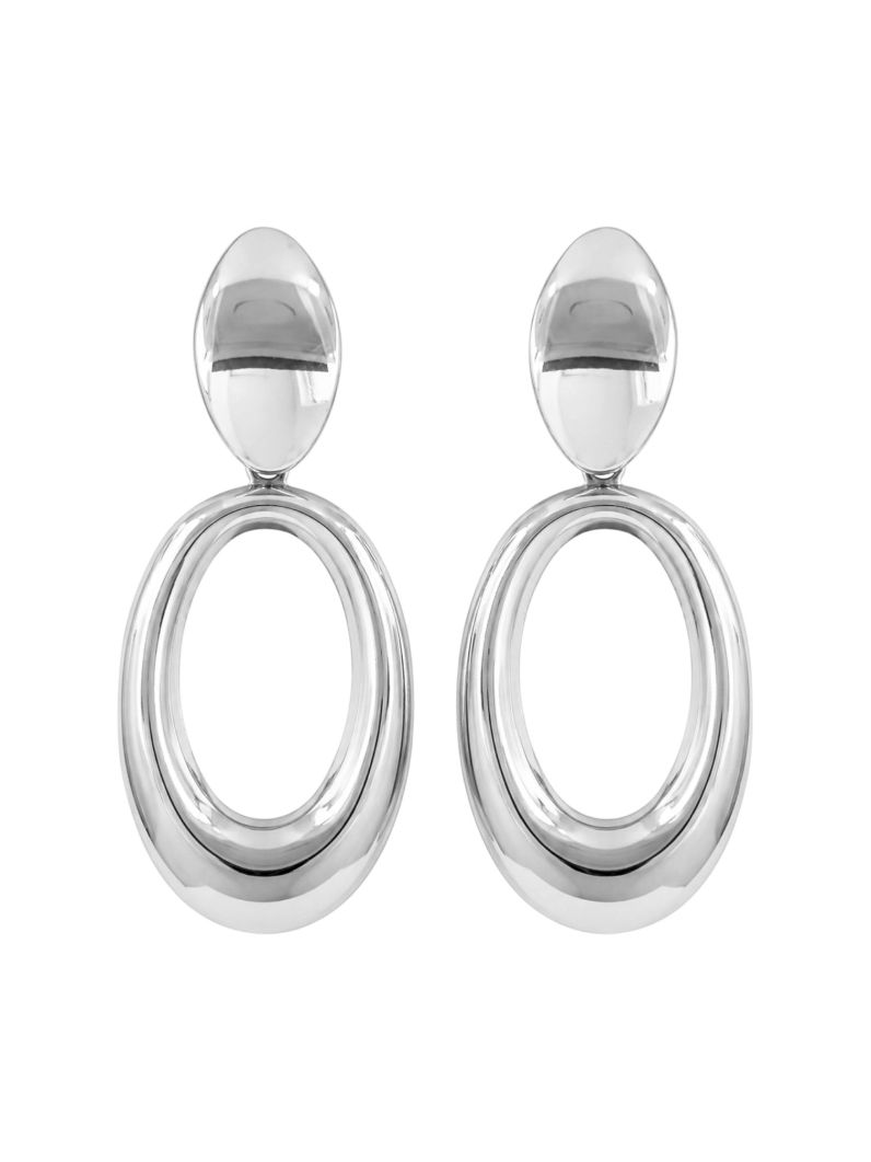 Brinco Folheado a Ouro 18k e Prata Design Vazado