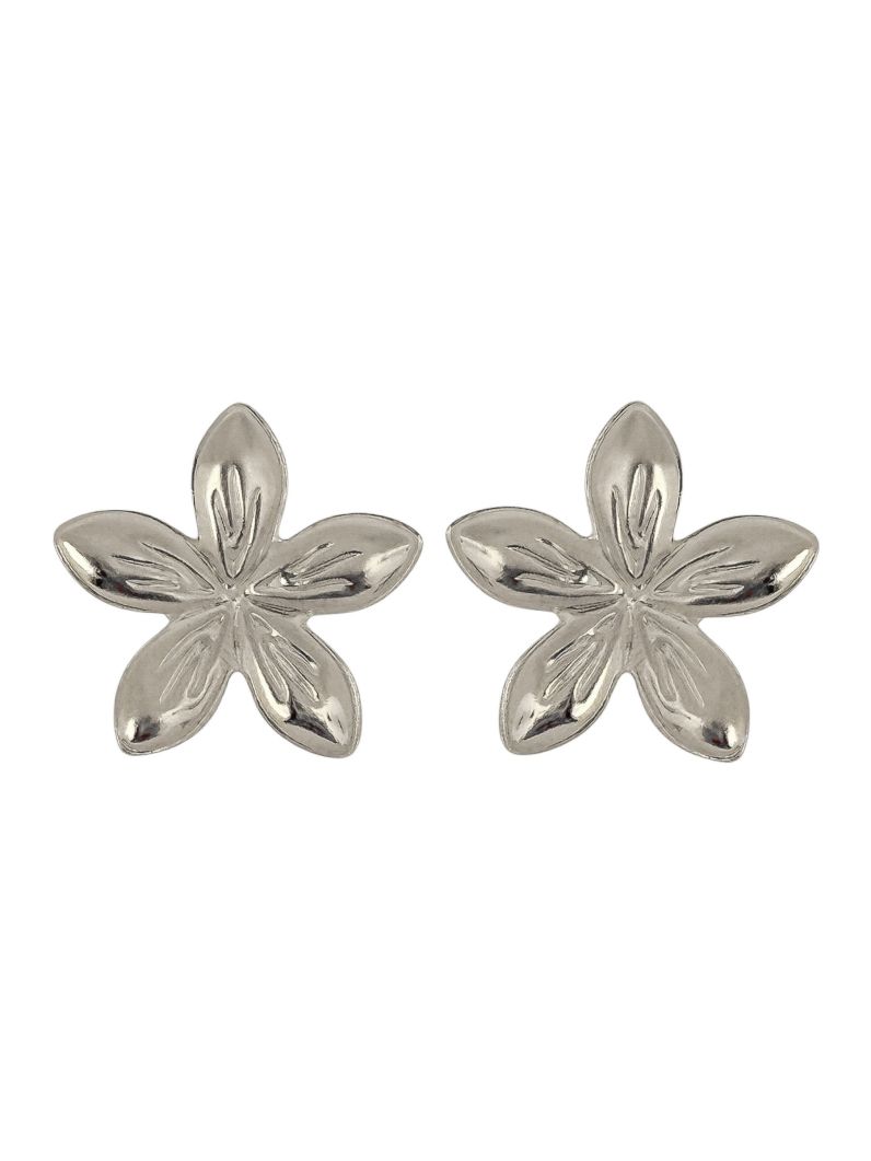 Brinco Folheado a Ouro 18k e Prata Flor