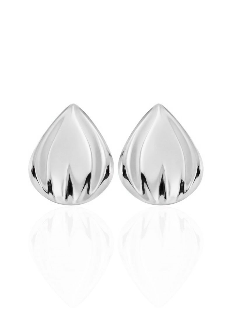 Brinco Folheado a Ouro 18k e Prata Gota