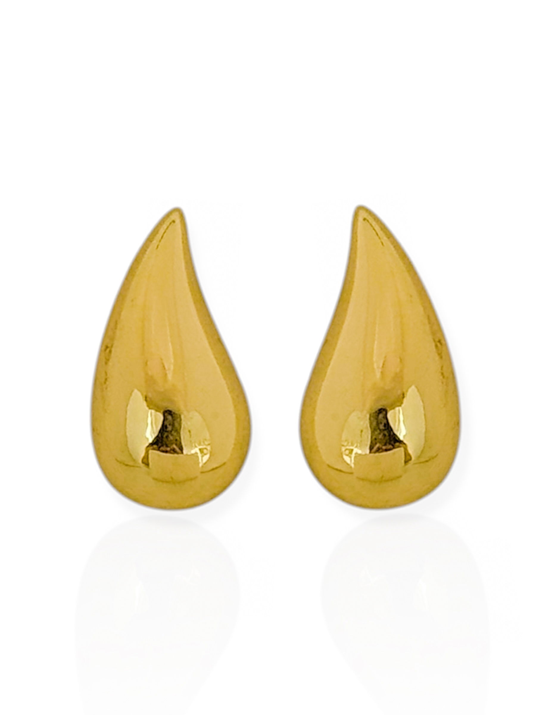 Brinco Folheado a Ouro 18K e Prata Gota Max