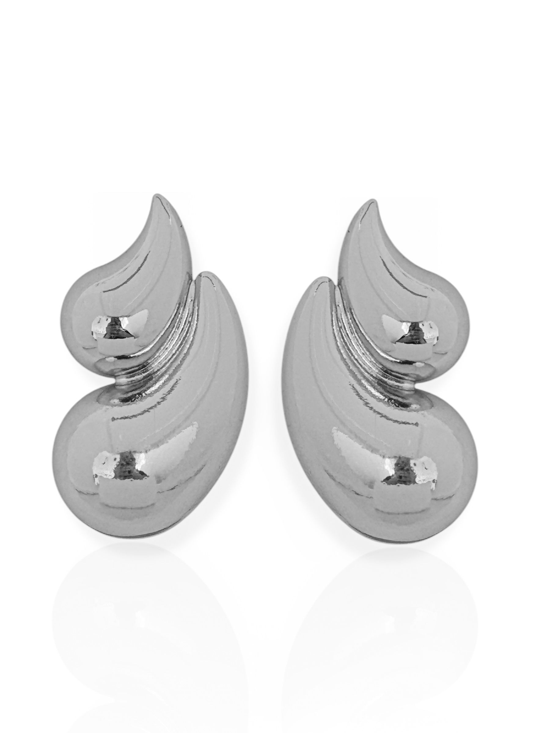 Brinco Folheado a Ouro 18k e Prata Gotas