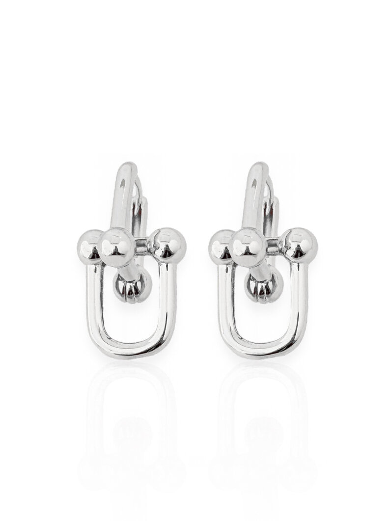 Brinco Folheado a Ouro 18k e Prata Inspiração Grandes Marcas