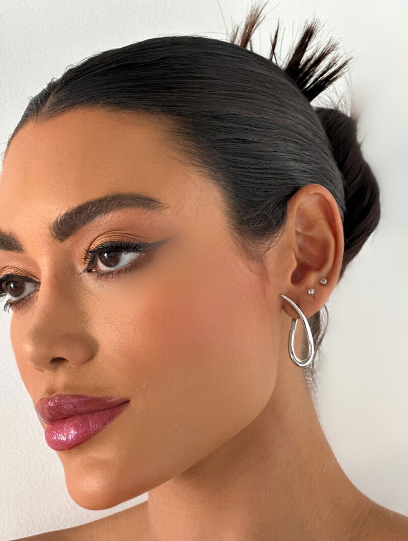 Brinco Folheado a Ouro 18k e Prata Layla