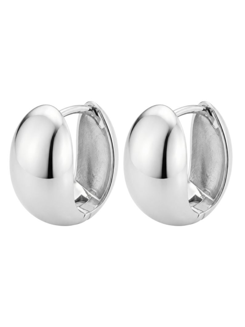 Brinco Folheado a Ouro 18k e Prata Mini Argola Oval Lisa